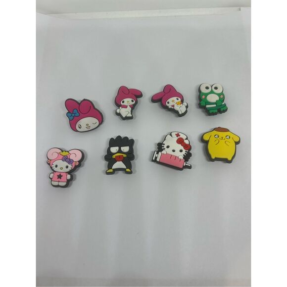Sanrio Character Shoe Charms – 8 Piece Set - Picture 1 of 1